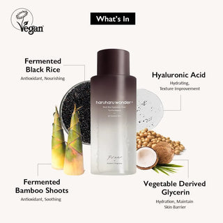BLACK RICE Hyaluronic Toner sans alcool et sans fragrance