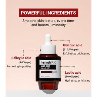Rx - AHA BHA 30% - Peeling Serum - 35ml - photo 2 - HEIMISH