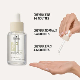 BlondMe Bondfinity Huile Réparatrice Intense 50 ml - photo 2 - Schwarzkopf Professional