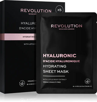 Hyaluronic - Masques en Tissu Hydratants - x5 pièces - Make Up Revolution