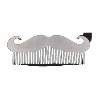 Peigne barbier design moustache – 14,4 x 4 cm