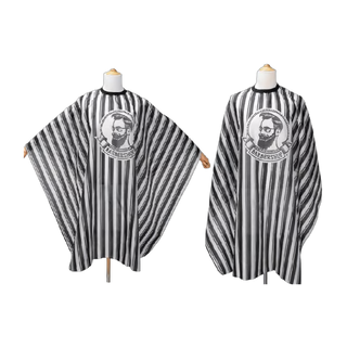 Cape de coiffure en polyester pongé – 145 x 160 cm