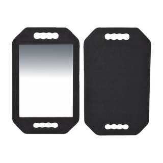 Miroir à main avec cadre en mousse noir