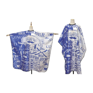 Cape de coiffure en polyester pongé – 145 x 160 cm