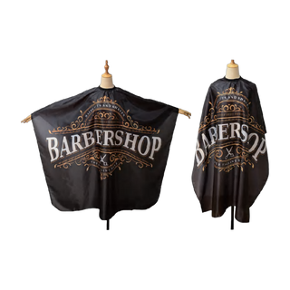 Cape de coiffure en polyester pongé – 145 x 160 cm
