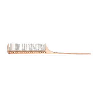 Peigne de coiffure en aluminium – Rose doré