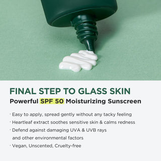 Heartleaf Silky Moisture Sunscreen - 50ml