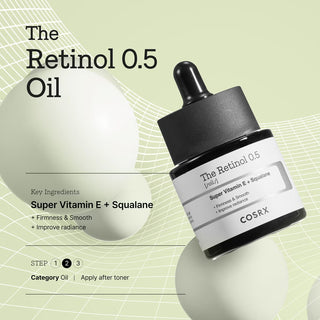 The Retinol 0.5 Oil Super Vitamin E + Squalane - 20ml