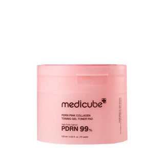 PDRN Pink Toning Gel Toner Pad Medicube 70pcs - Medicube