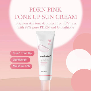 PDRN Pink Tone Up Sunscreen - SPF50+ PA++++ - 50ml