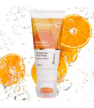 Vitamin C - Nettoyant visage avec brosse - 150mL