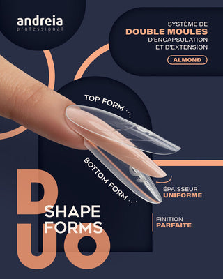 Dual Forms - Moules extensions - Almond - 240 unités