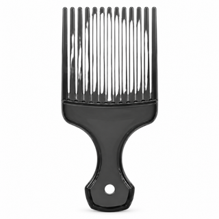 Peigne afro à dents larges – 16 cm – Noir
