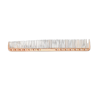 Peigne de coiffure en aluminium rose doré – Peigne de coupe 17,9 cm