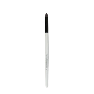 Pinceau paupières pompon nylon noir/blanc