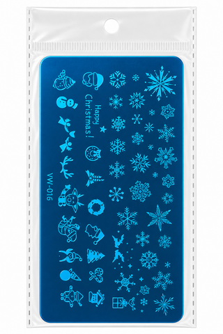 Plaque de stamping VW-016 – Noël