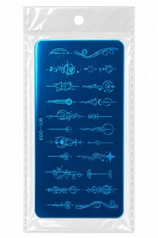 Plaque de stamping WY-009 – Symboles célestes