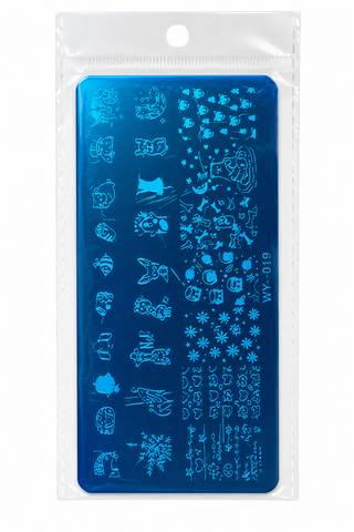Plaque de stamping WY-019 – Animaux mignons