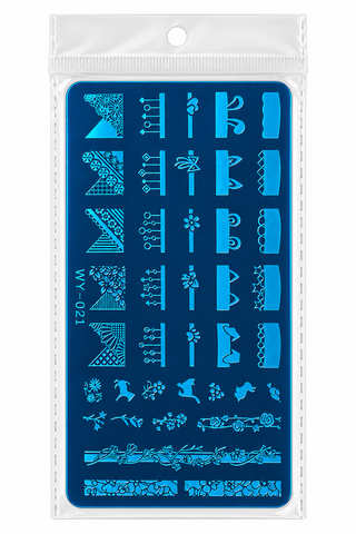Plaque de stamping WY-021 – French et bordures