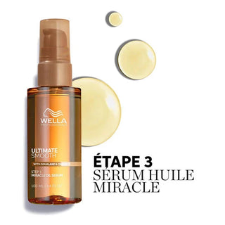 Ultimate Smooth Sérum Huile Miracle - step 3 - photo 3 - Wella Professionals