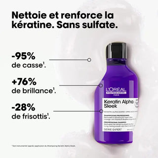 Keratin Alpha Sleek - Shampooing - photo 3 - L'Oréal Professionnel