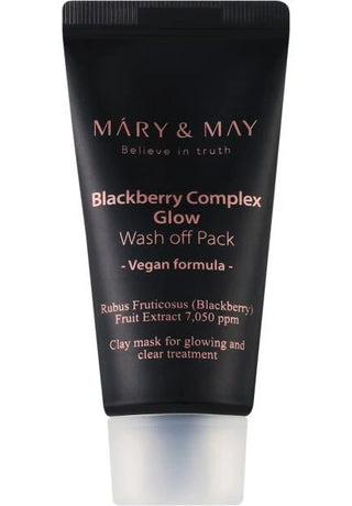Blackberry Complex Glow Wash Off Pack – Masque éclat purifiant 30g - Mary & May