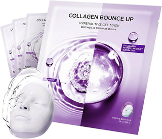 Collagen bounce up hyperactive gel mask 4ea - SNP