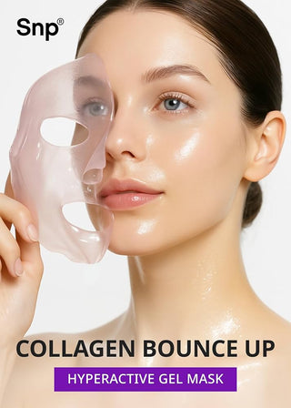 Collagen bounce up hyperactive gel mask 4ea - photo 2 - SNP