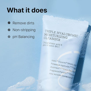 Triple Hyaluronic Moisturizing Cleanser - 150ml